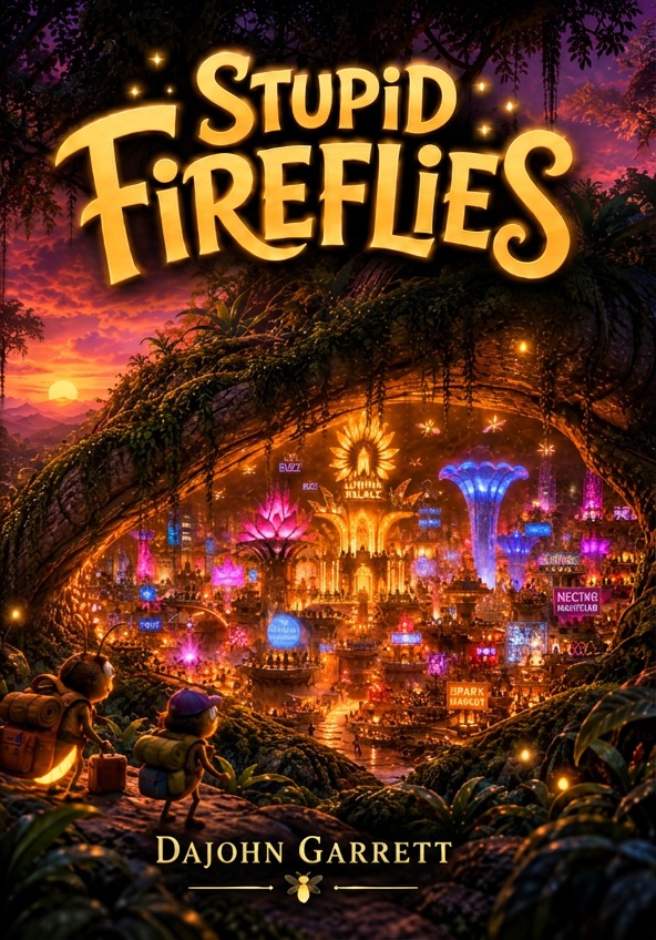 Stupid Fireflies cover art by DaJohn Garrett